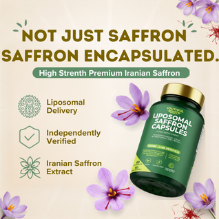 Youthful Roots Liposomal Saffron Capsules – Mood, Calm & Emotional Wellbeing Support – 60 Capsules