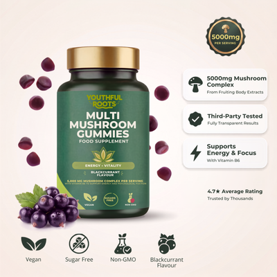 Youthful Roots High Strength Multi-Mushroom Gummies