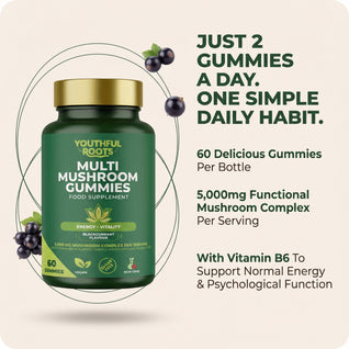 Youthful Roots High Strength Multi-Mushroom Gummies