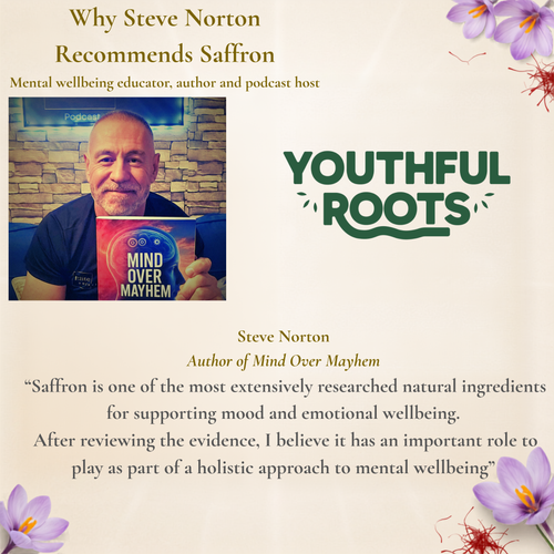 Youthful Roots Liposomal Saffron Capsules – Mood, Calm & Emotional Wellbeing Support – 60 Capsules
