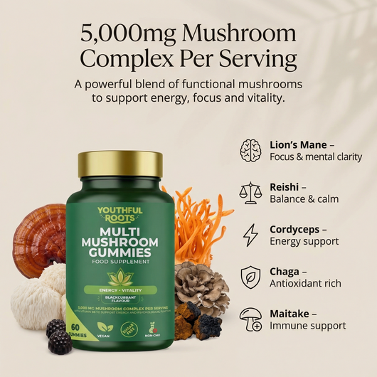 Youthful Roots High Strength Multi-Mushroom Gummies
