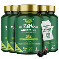 Youthful Roots Mullein Leaf Gummies – Herbal Respiratory & Airway Support – Vegan, Non-GMO, Sugar-Free