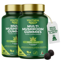 Youthful Roots Mullein Leaf Gummies – Herbal Respiratory & Airway Support – Vegan, Non-GMO, Sugar-Free