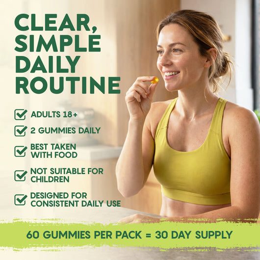 Youthful Roots Vitamin D3 Gummies | 4000 IU | 60 Vegan Gummies | Peach Flavour